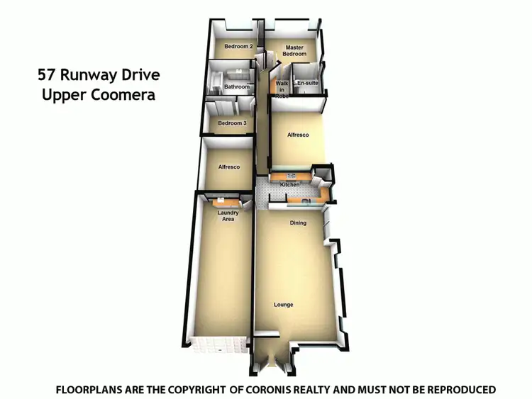 Floorplan of Homely house listing, 57 Runway Drive, Upper Coomera QLD 4209