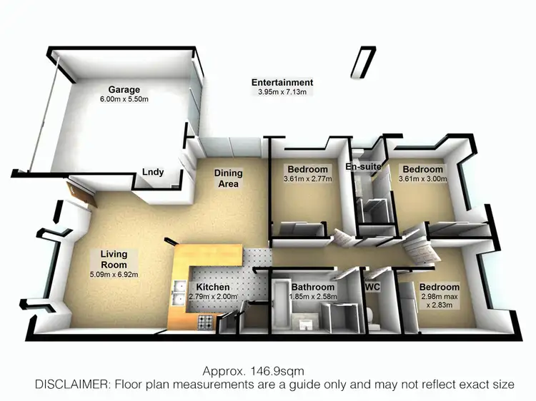 Floorplan of Homely house listing, 61 Ironwood Street, Aspley QLD 4034