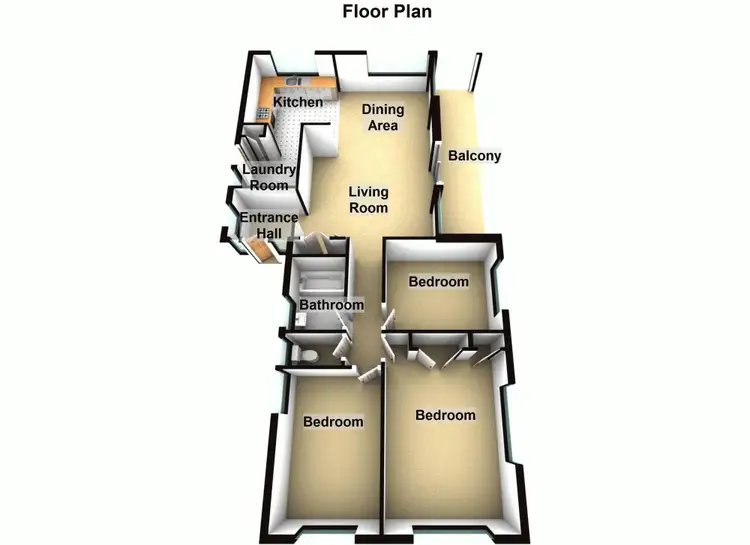 Floorplan of Homely house listing, 154 Mayes Avenue, Kingston QLD 4114