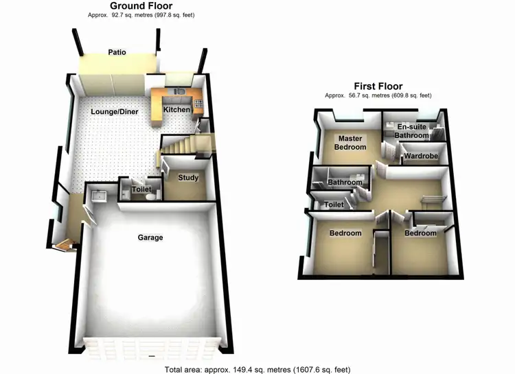 Floorplan of Homely townhouse listing, 20/1 Grandly Street, Doolandella QLD 4077