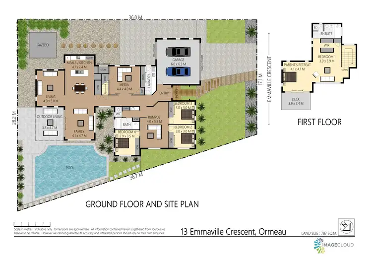 Floorplan of Homely house listing, 13 Emmaville Crescent, Ormeau QLD 4208