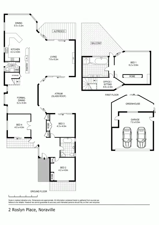 Floorplan of Homely house listing, 2 Roslyn Place, Noraville NSW 2263