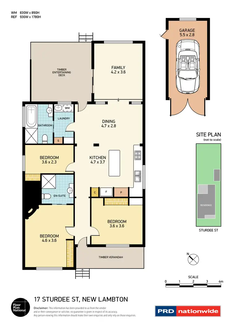 Floorplan of Homely house listing, 17 Sturdee Street, New Lambton NSW 2305