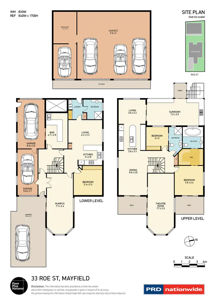 Floorplan of Homely house listing, 33 Roe Street, Mayfield NSW 2304