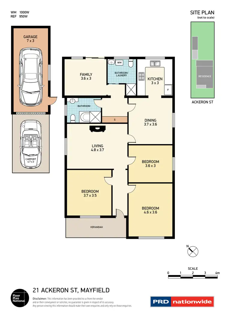 Floorplan of Homely house listing, 21 Ackeron Street, Mayfield NSW 2304