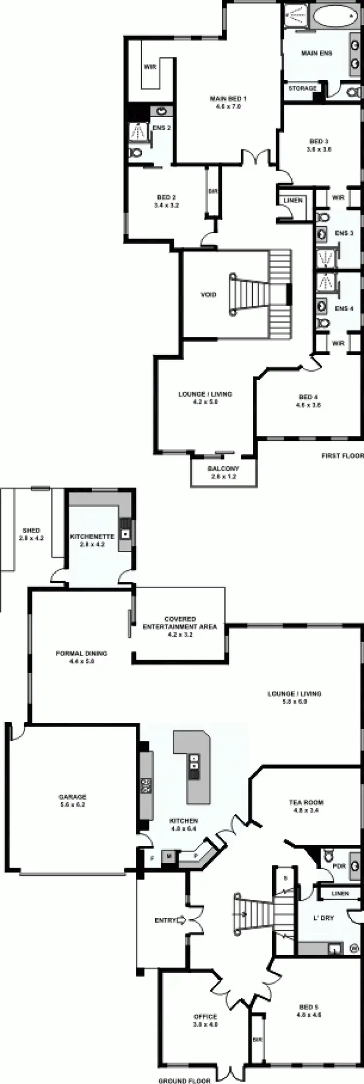 Floorplan of Homely house listing, 68 Birchwood Place, Stretton QLD 4116