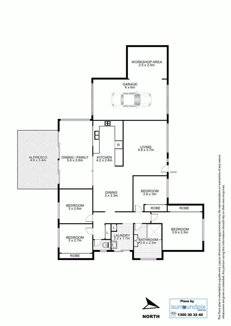 Floorplan of Homely house listing, 59 Sandpiper Crescent, Claremont Meadows NSW 2747