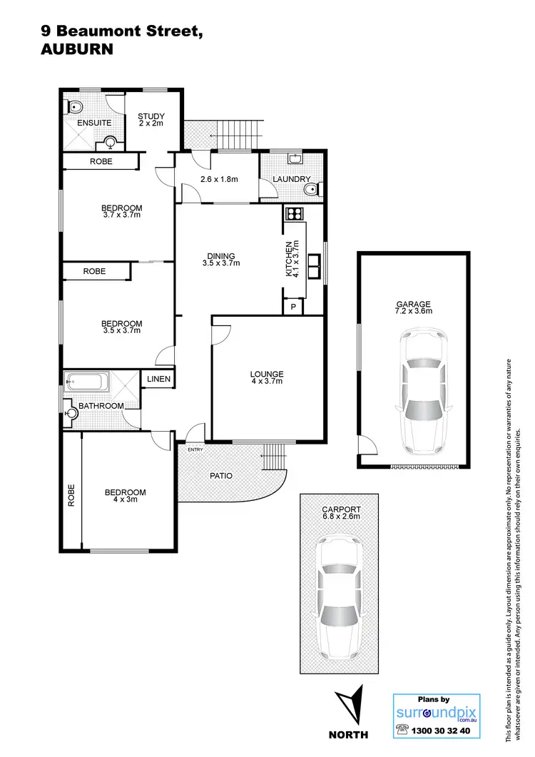 Floorplan of Homely house listing, 9 Beaumont St, Auburn NSW 2144