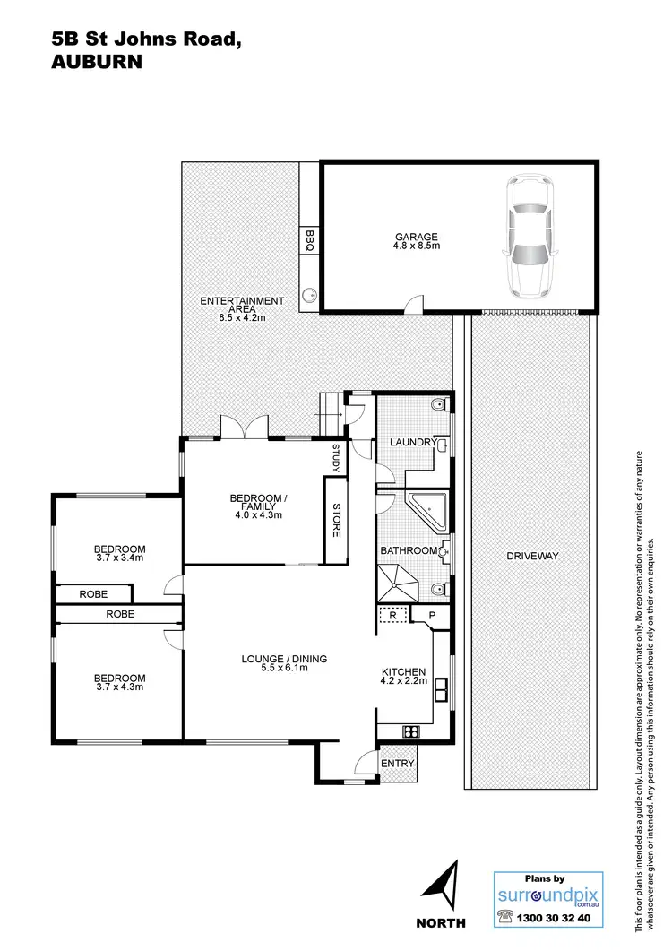 Floorplan of Homely house listing, 5B St Johns Rd, Auburn NSW 2144