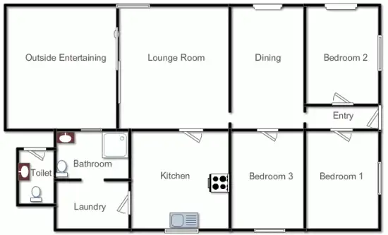 Floorplan of Homely house listing, 27 Dutton Street, Yass NSW 2582