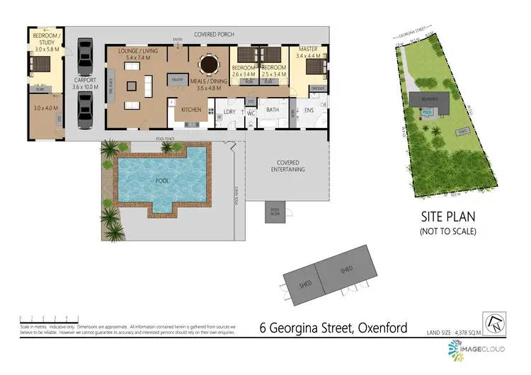 Floorplan of Homely house listing, 6 Georgina Street, Oxenford QLD 4210