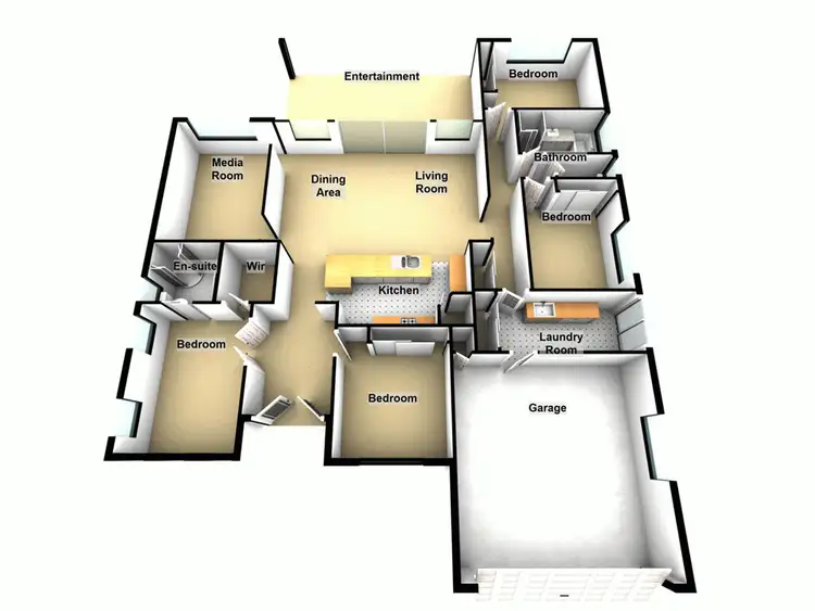 Floorplan of Homely house listing, 6 Fantail Crescent, Mango Hill QLD 4509