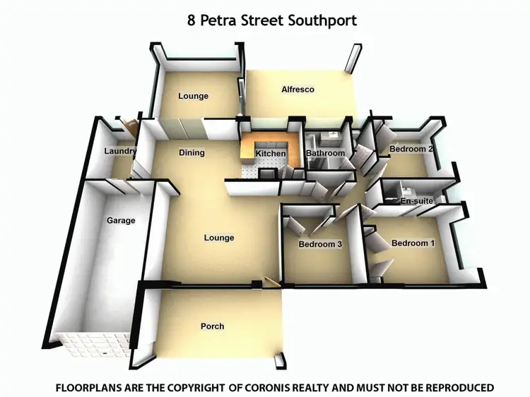 Floorplan of Homely house listing, 8 Petra Street, Southport QLD 4215