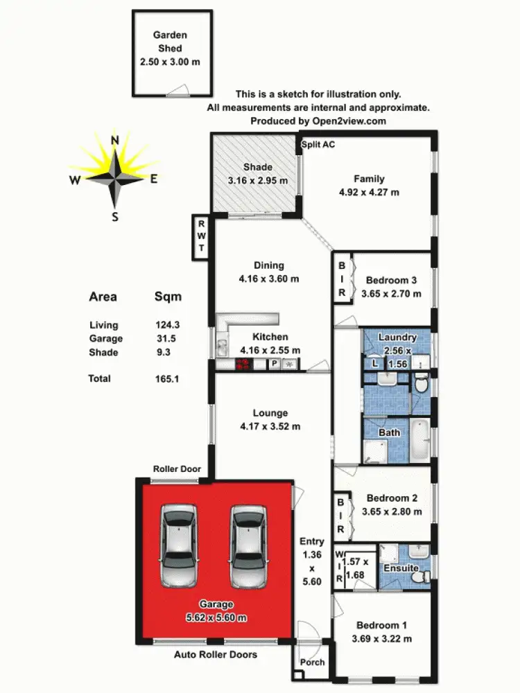 Floorplan of Homely house listing, 9 Veronica Drive, Direk SA 5110