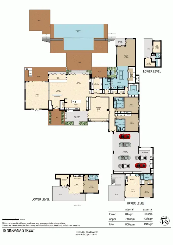 Floorplan of Homely house listing, 15 Ningana Street, Fig Tree Pocket QLD 4069
