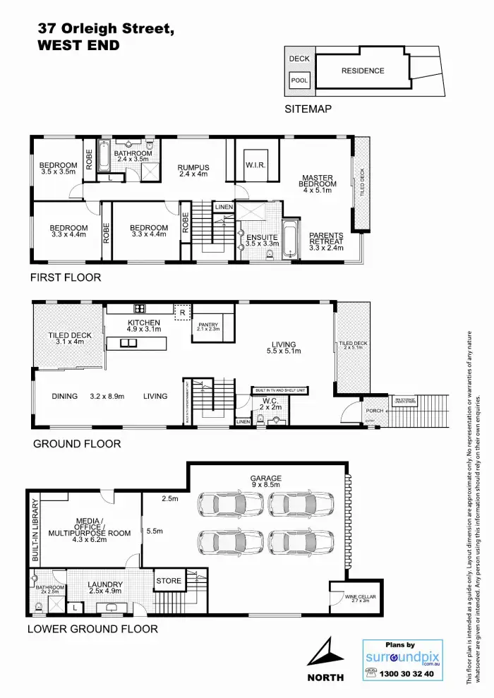 Floorplan of Homely house listing, 37 Orleigh Street, West End QLD 4101