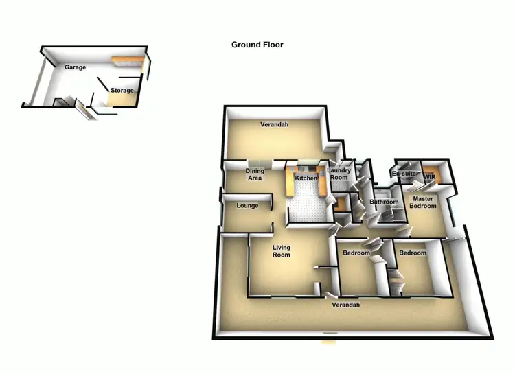 Floorplan of Homely house listing, 34 Laver Street, Morayfield QLD 4506