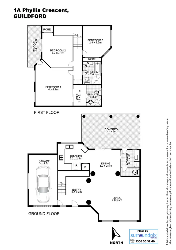 Floorplan of Homely house listing, 1A Phyllis Crescent, Guildford NSW 2161
