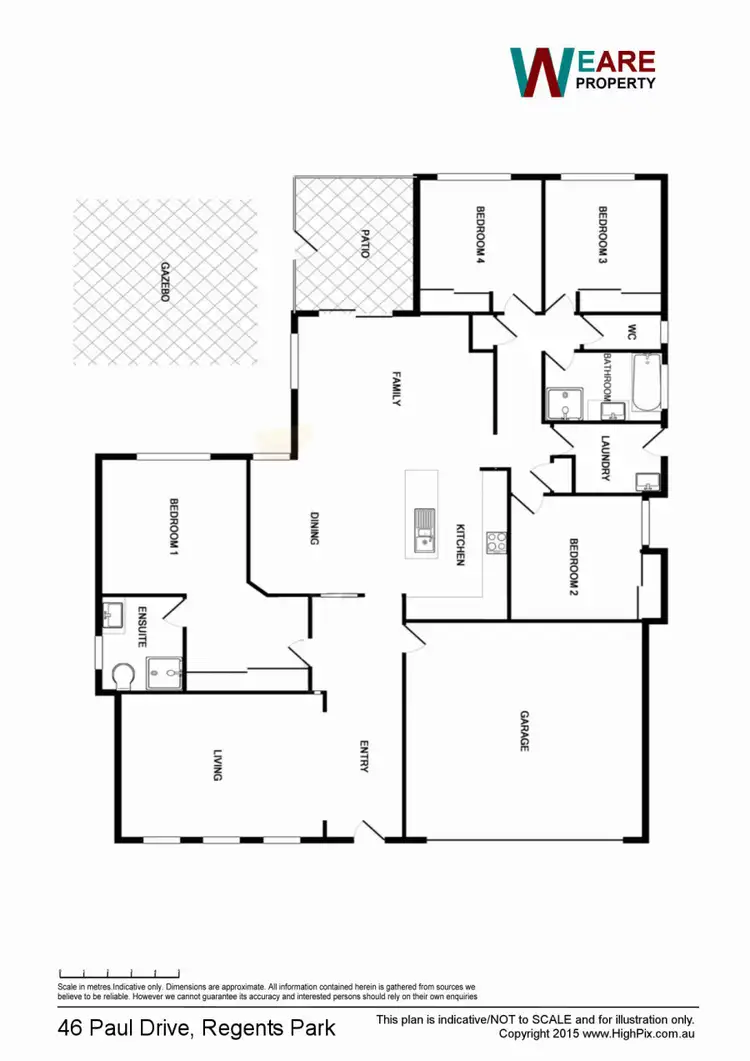 Floorplan of Homely house listing, 46 Paul Drive, Regents Park QLD 4118