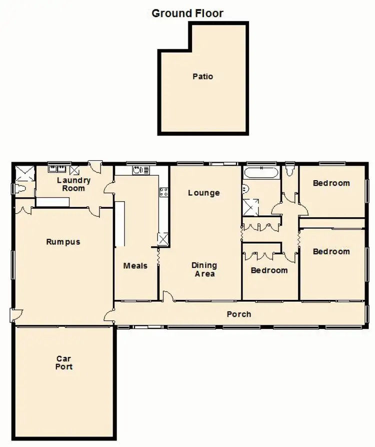 Floorplan of Homely house listing, 7 Larcombe Street, Zillmere QLD 4034
