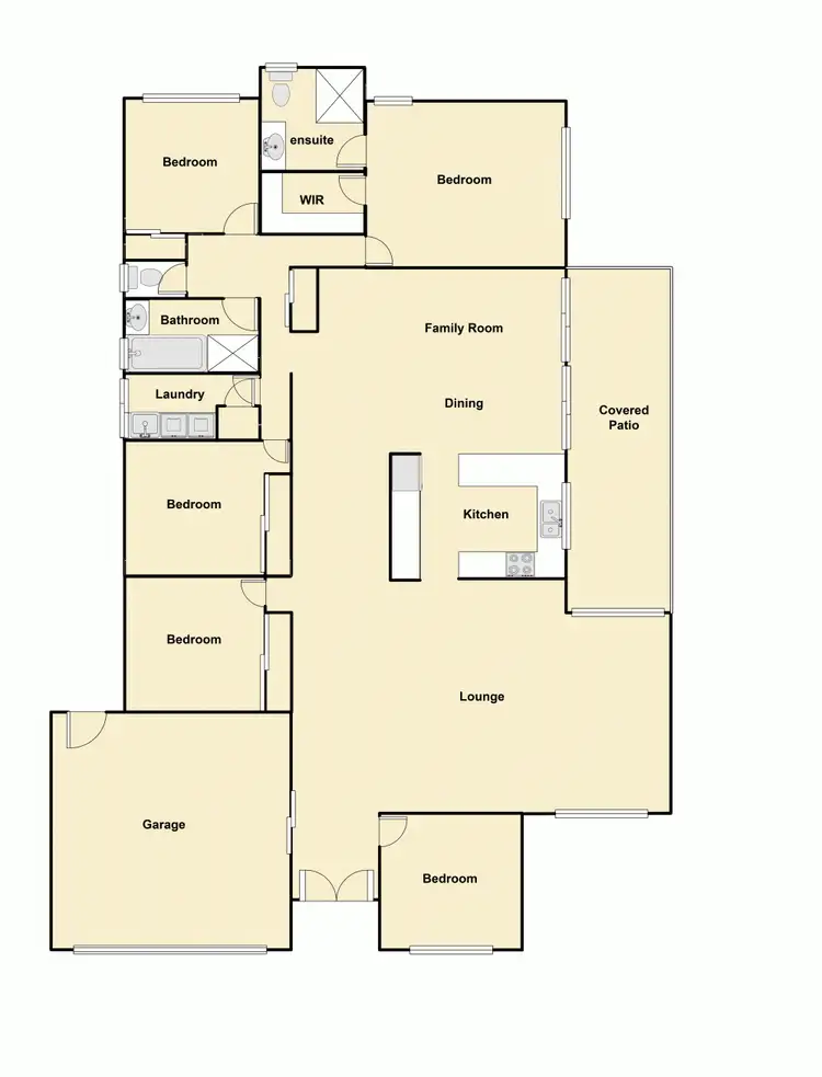 Floorplan of Homely house listing, 18 Christopher Place, Morayfield QLD 4506