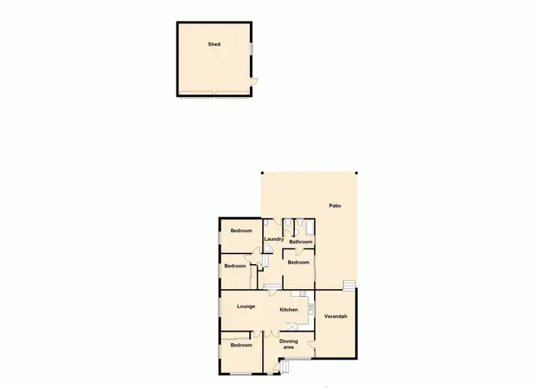 Floorplan of Homely house listing, 79 Lyndhurst Road, Boondall QLD 4034