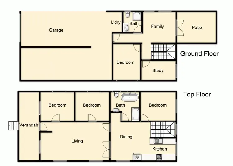 Floorplan of Homely house listing, 11 Picot Street, Kelvin Grove QLD 4059