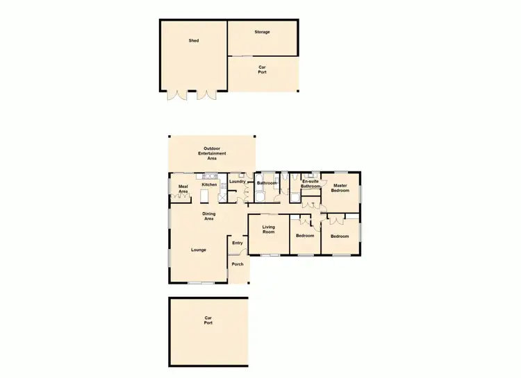 Floorplan of Homely rural property listing, 13 Mackie Road, Narangba QLD 4504