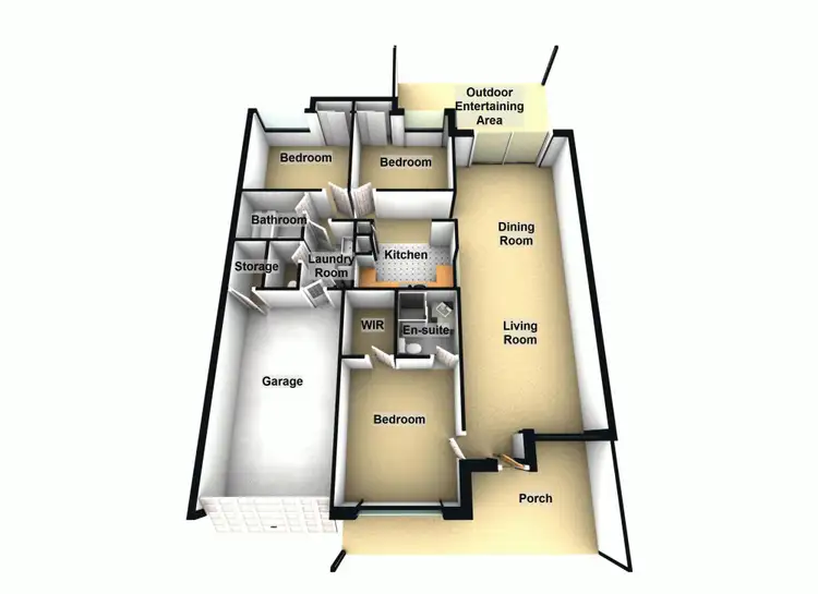 Floorplan of Homely townhouse listing, 4 Circa Crescent, Albany Creek QLD 4035