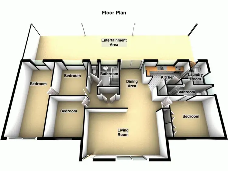 Floorplan of Homely house listing, z6-8 Meadow Crescent, Beenleigh QLD 4207