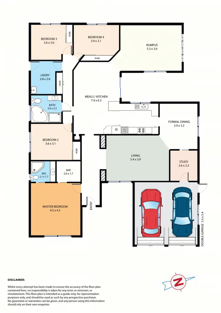 Floorplan of Homely house listing, 9 Delphinium Way, Kellyville NSW 2155