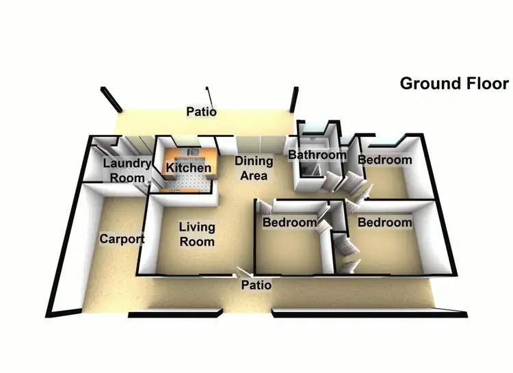 Floorplan of Homely house listing, 10 Nellie Court, Deception Bay QLD 4508