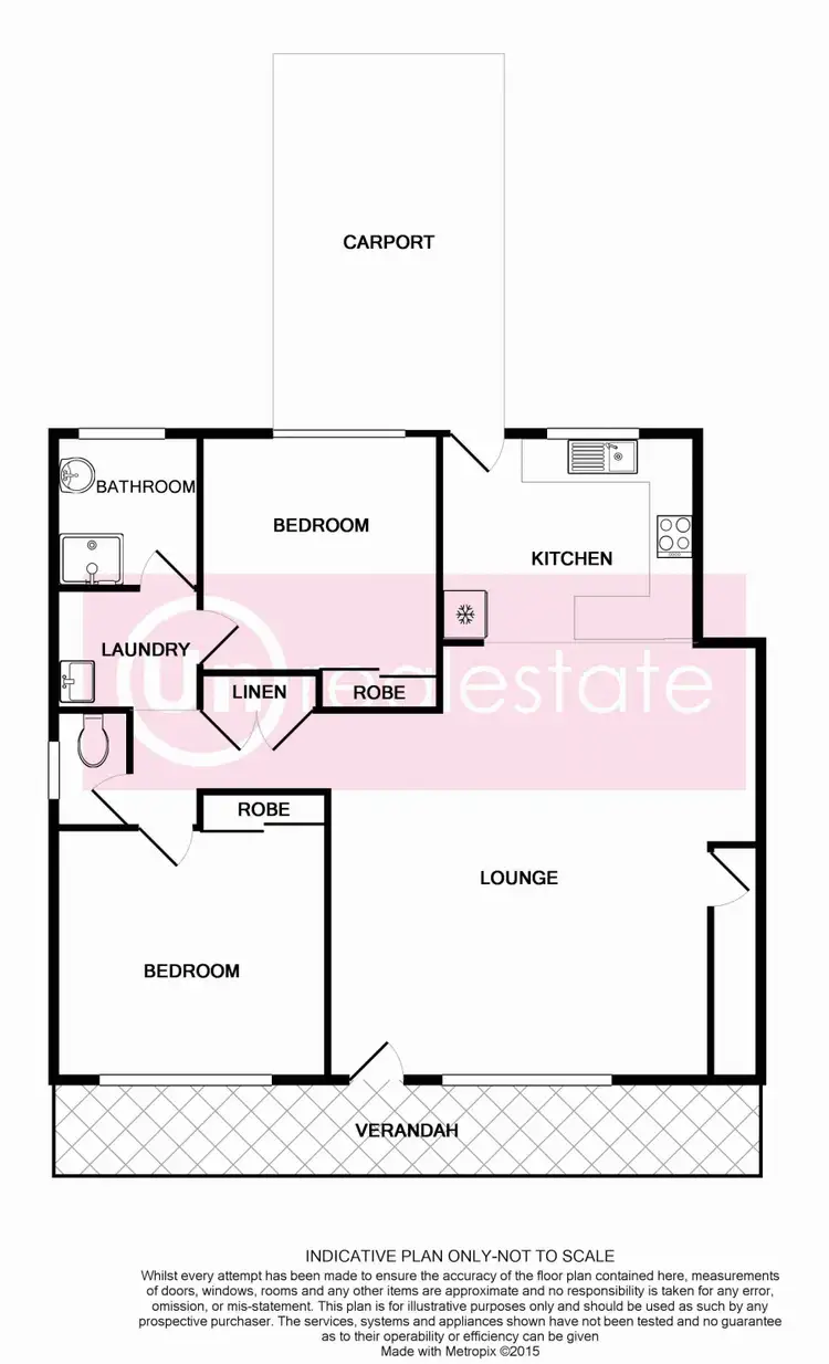 Floorplan of Homely unit listing, 2/31 Wybalena Crescent, Toormina NSW 2452