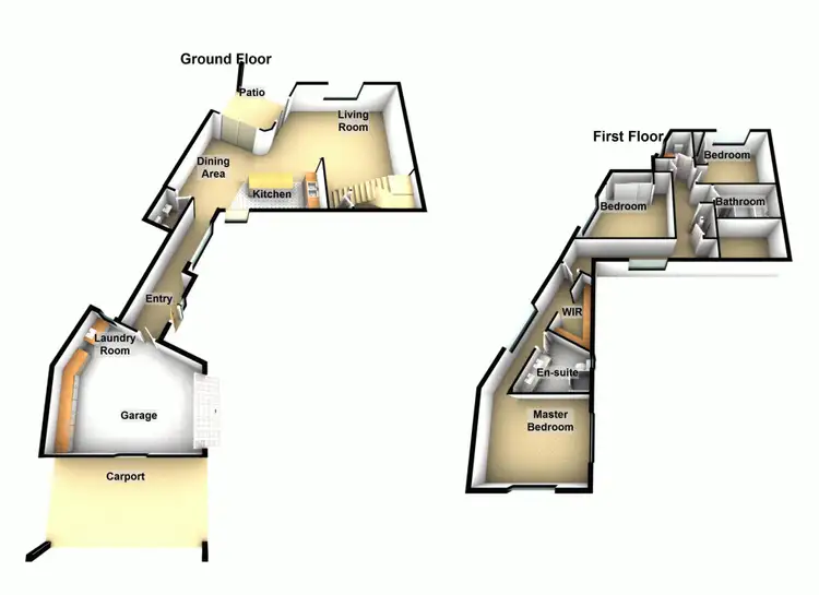 Floorplan of Homely townhouse listing, 5/10 Thompson Crescent, Clontarf QLD 4019