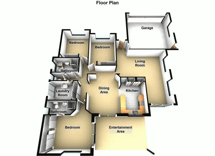 Floorplan of Homely house listing, 53 Reardon Street, Calamvale QLD 4116
