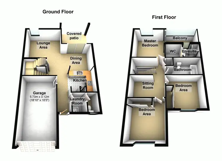 Floorplan of Homely townhouse listing, 19/72 Learoyd Road, Algester QLD 4115
