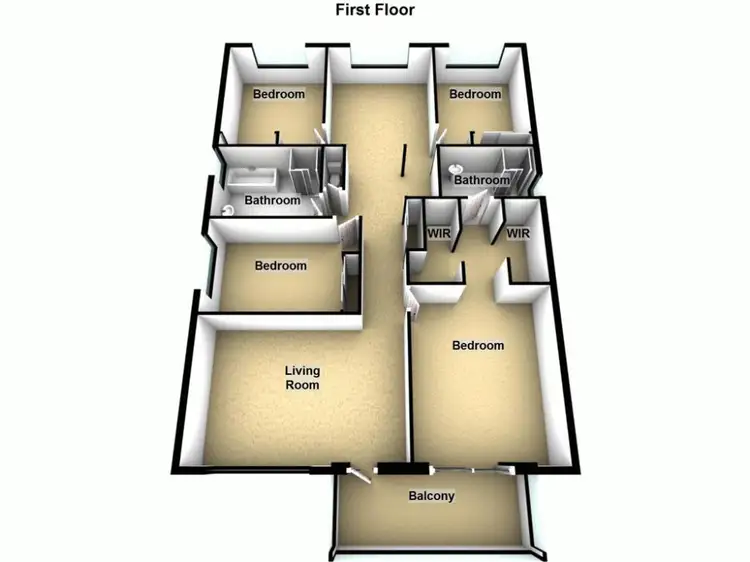 Floorplan of Homely house listing, 12 Stratus Place, Calamvale QLD 4116