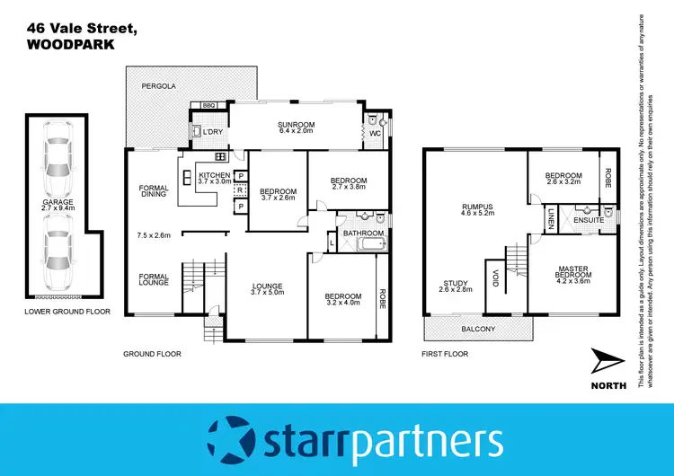 Floorplan of Homely house listing, 46 Vale Street, Woodpark NSW 2164