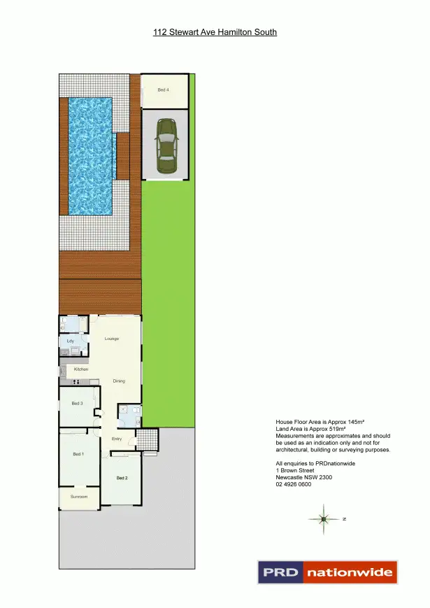 Floorplan of Homely house listing, 112 Stewart Avenue, Hamilton South NSW 2303