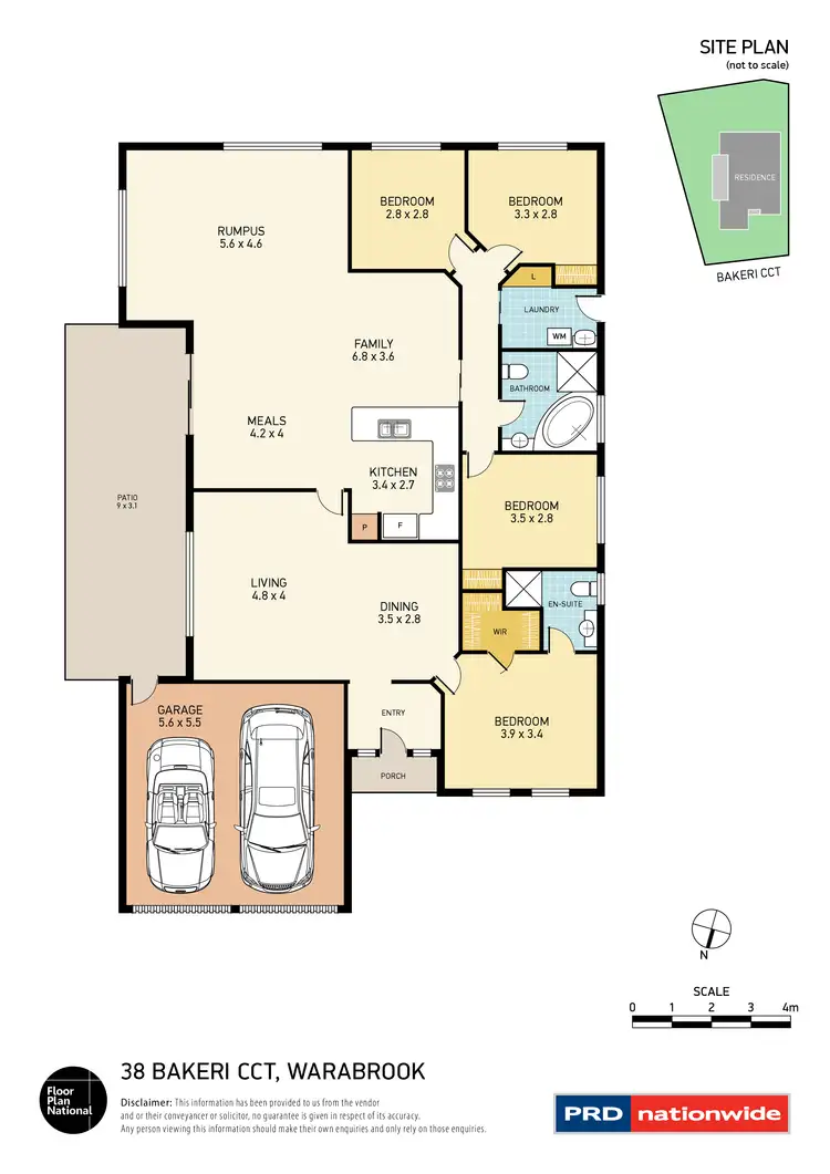 Floorplan of Homely house listing, 38 Bakeri Circuit, Warabrook NSW 2304