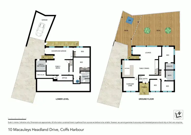 Floorplan of Homely house listing, 10 Macauleys Headland Drive, Coffs Harbour NSW 2450