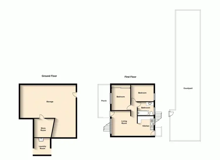 Floorplan of Homely unit listing, z3/18 Victor Street, Holland Park QLD 4121