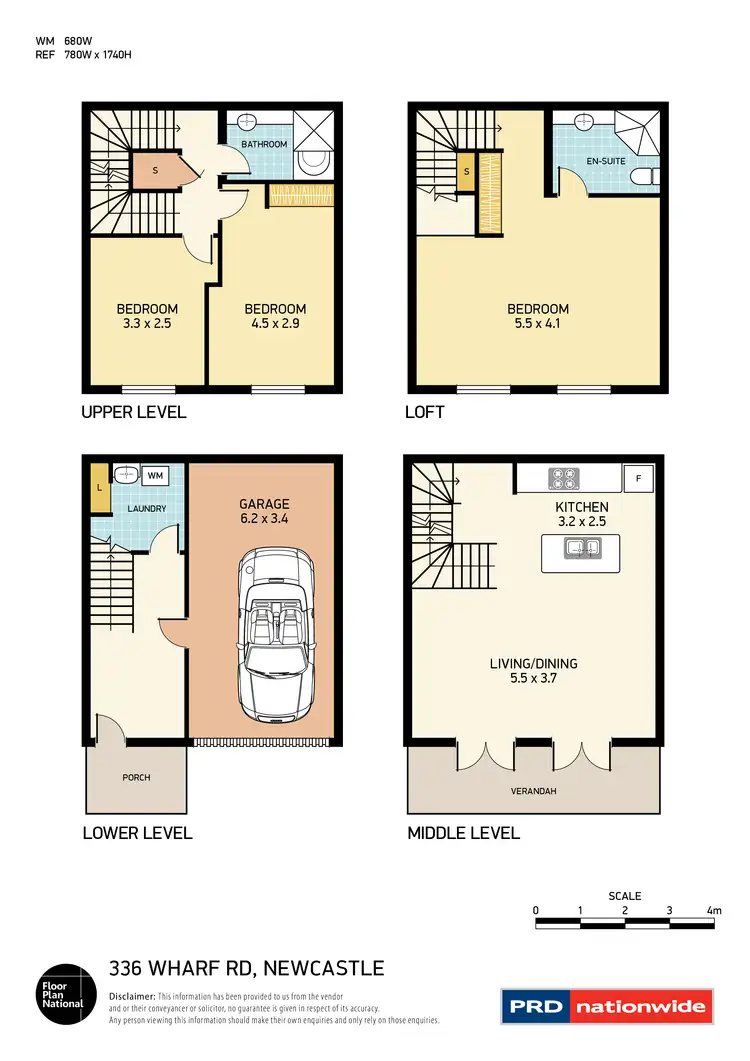 Floorplan of Homely house listing, 336 Wharf Road, Newcastle NSW 2300