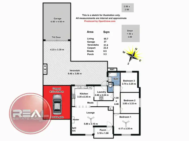 Floorplan of Homely house listing, 69 Bradman Road, Parafield Gardens SA 5107