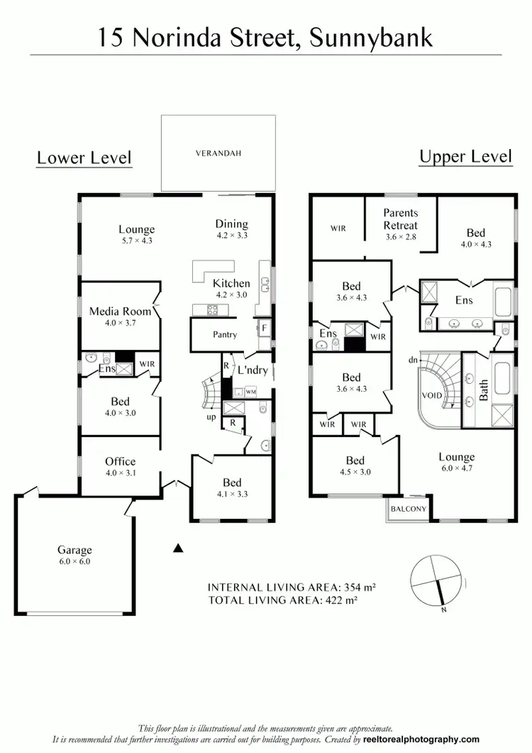 Floorplan of Homely house listing, 15 Norinda Street, Sunnybank QLD 4109