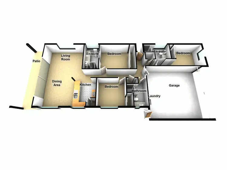 Floorplan of Homely house listing, 79A Lennon Boulevard, Narangba QLD 4504