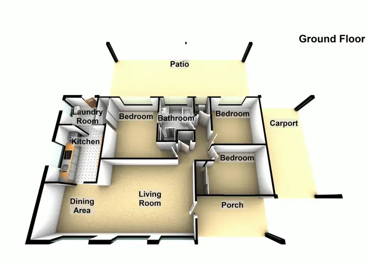 Floorplan of Homely house listing, 45 Alexander Avenue, Kallangur QLD 4503