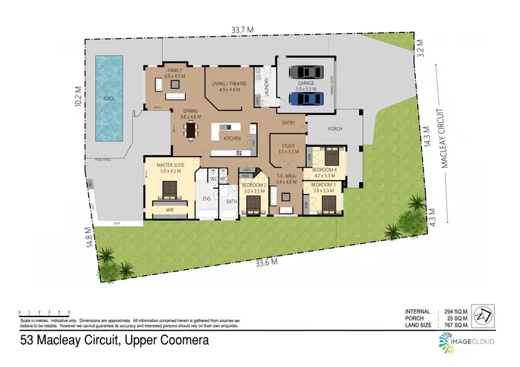 Floorplan of Homely house listing, 53 Macleay Circuit, Upper Coomera QLD 4209