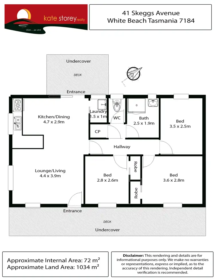 Floorplan of Homely house listing, 41 Skeggs Avenue, White Beach TAS 7184