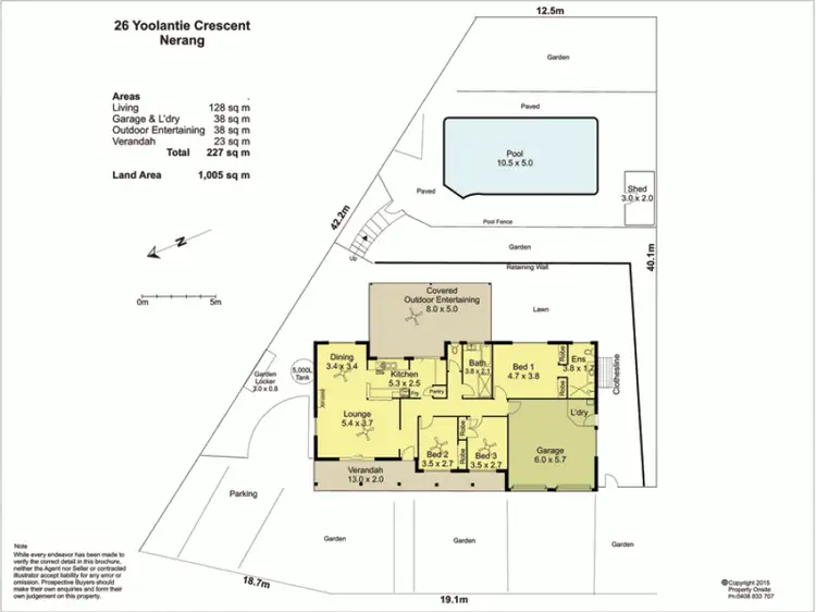 Floorplan of Homely house listing, 26 Yoolantie Cres, Nerang QLD 4211